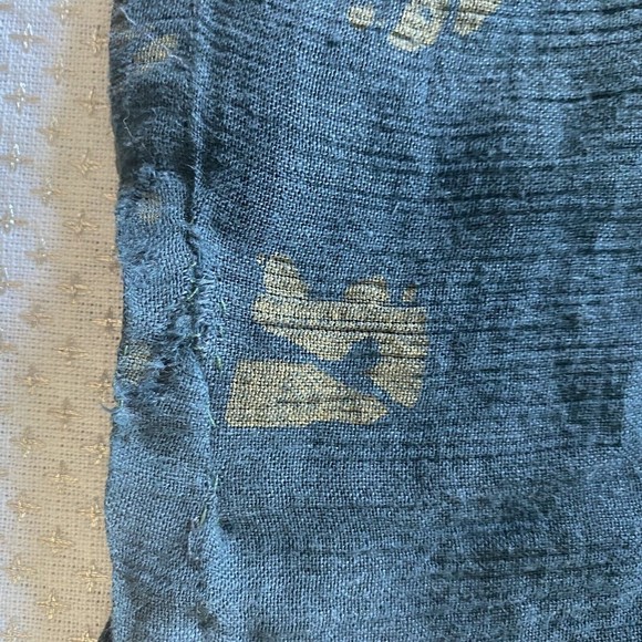 VTG Visual Professional Linen Rayon O/S High Rise Pants Pull On Art To Wear - Picture 6 of 11